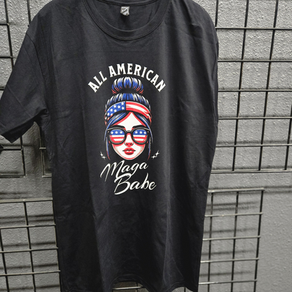 All American MAGA Babe T-Shirt