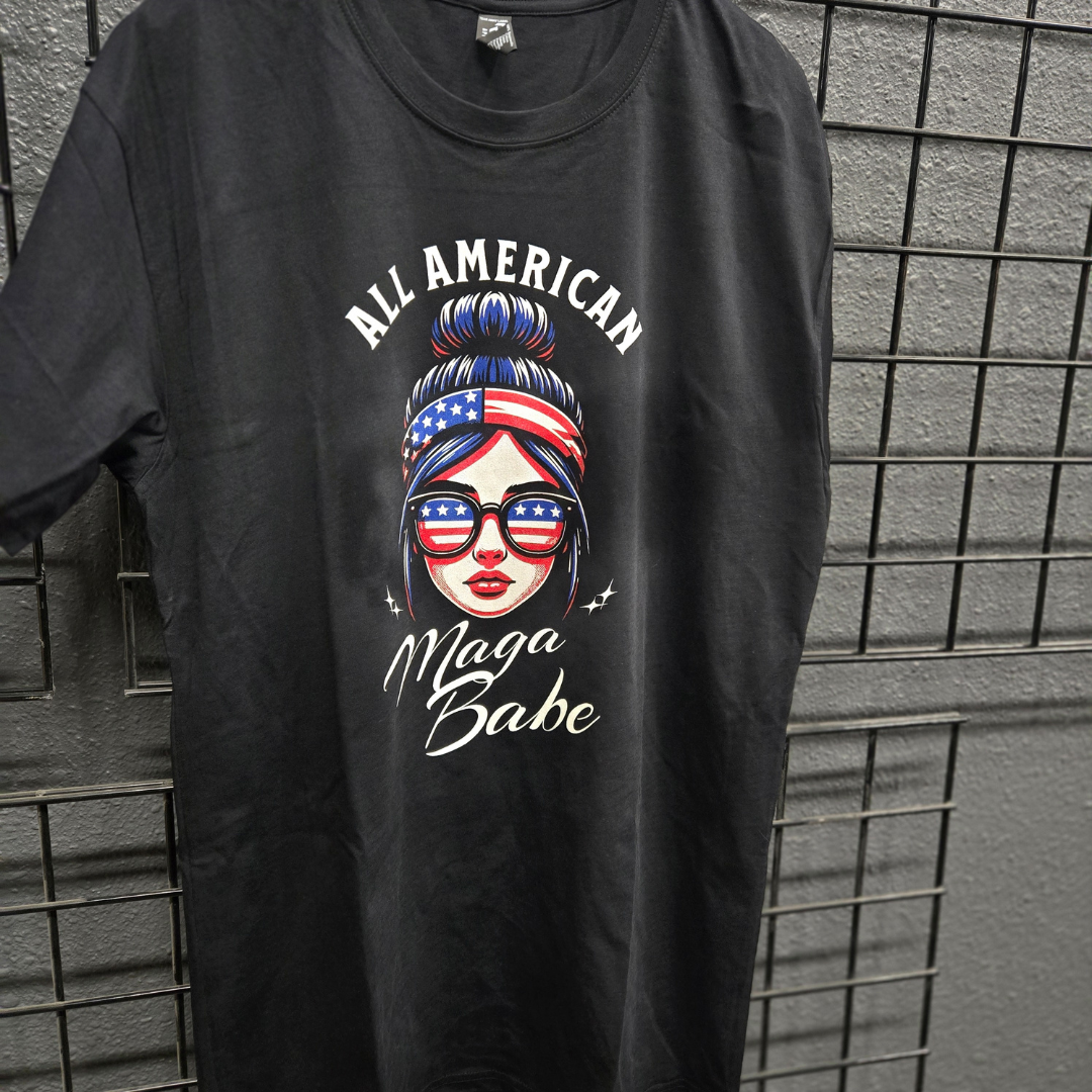 All American MAGA Babe T-Shirt