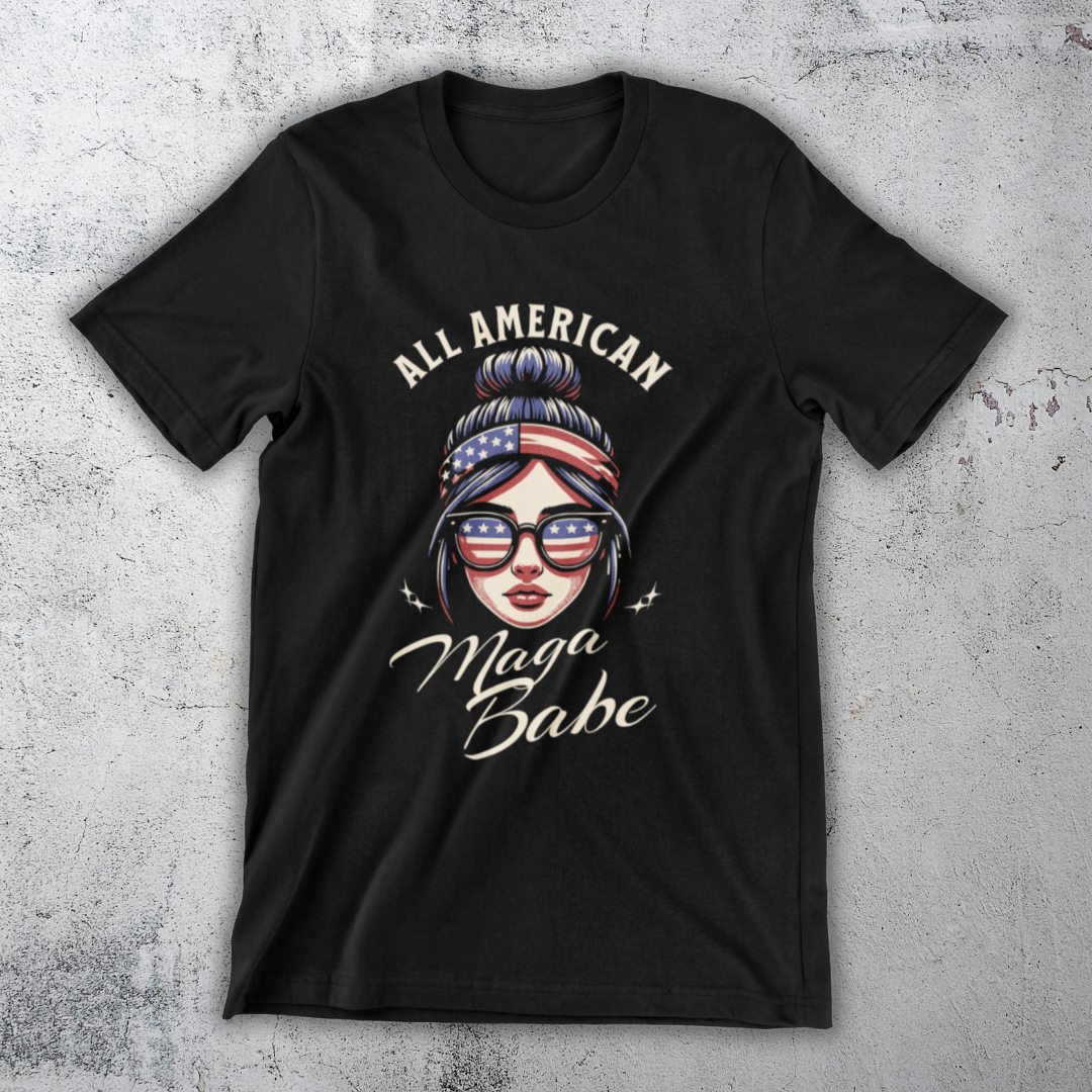 All American MAGA Babe T-Shirt